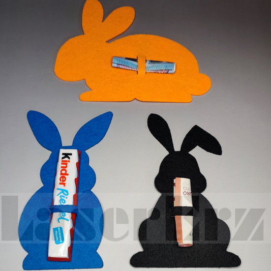 Filz Hase Oster-Geschenk Verpackung