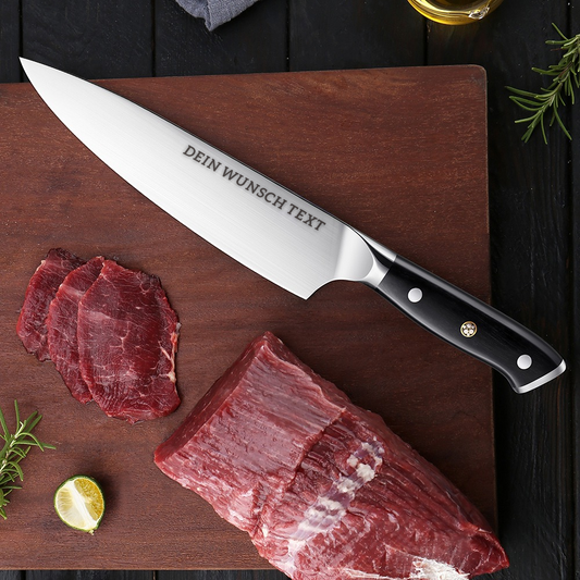 Messer mit Individueller Gravur (Hochzeits/Geburtstags Geschenk) Küchen Messer