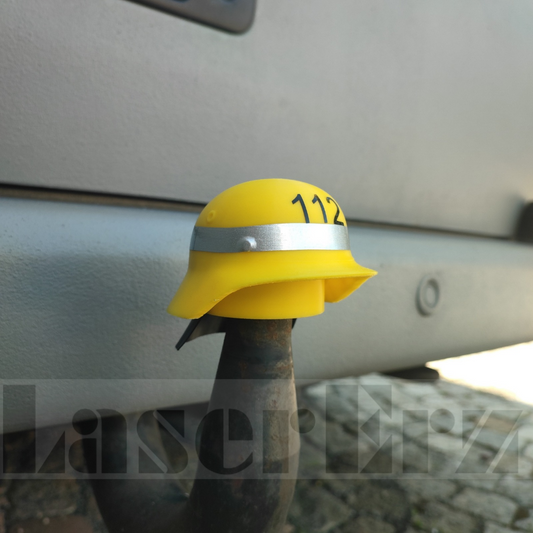 AHK Feuerwehr Helm 112 (Anhänger-Kupplung Abdeckung) 3D-Druck