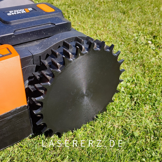 Upgrade Spike Rad(Radkappe) für mehr Grip passend zu Worx Landroid Rasen Mähroboter
