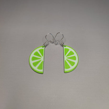 Limetten Ohrringe 3D-druck