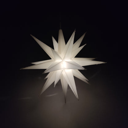 Kleiner Weihnacht Stern mit LED/Batterie "Herrnhuter Stern"