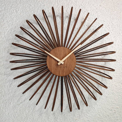 Moderne Wand-Uhr "Sphera"  3 dimensonale Funk-Uhr - LaserErz 